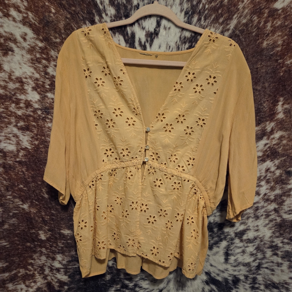 Elegant Cream Women's Top